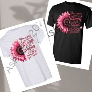 You Are Strong Graphic Tee Short Sleeve Shirt